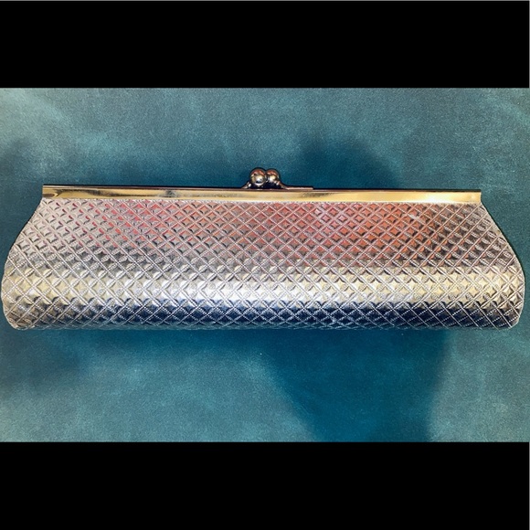 Handbags - Silver/Gray Clutch